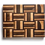 Befano Thick Mosaic Pattern Splicing Lattice Chopping Board with Invisible Handle for Kitchen, Chopping Board for Vegetables,