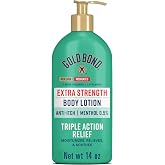 Gold Bond Medicated Extra Strength Body Lotion, 14 oz. Gold Bond Lotion | Hydrating lotion - moisturizes, relieves &amp; soothes, itch relief lotion, medicated body lotion, Menthol 0.5%