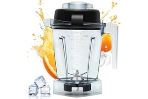 KALAGEEN 48 oz vitamix Blender Pitcher 5200 E310 Pro200 6300 VM0101 VM0103 56085,vitamix Blender Container 48 oz Cup Jar,Classic Culinary Creation Explorian Commercial Professional Series Pitcher,3 YR GNTEE