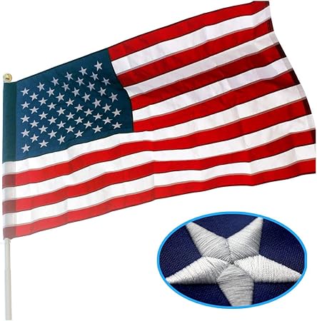 Amazon Com Vsvo American Flag Pole Sleeve Banner Style 3x5 Ft