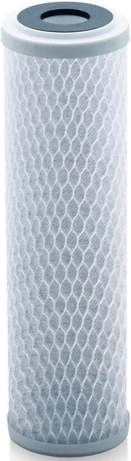 Universal 10 inch Carbon Block Water Filter Cartridge - Replacement CTO Water Purifier Filter, Activated Carbon (NSF 42 Certified) (3): Kitchen & Dining