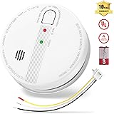 Amazon.com: Detector de humo y alarma contra incendios, 4 ...