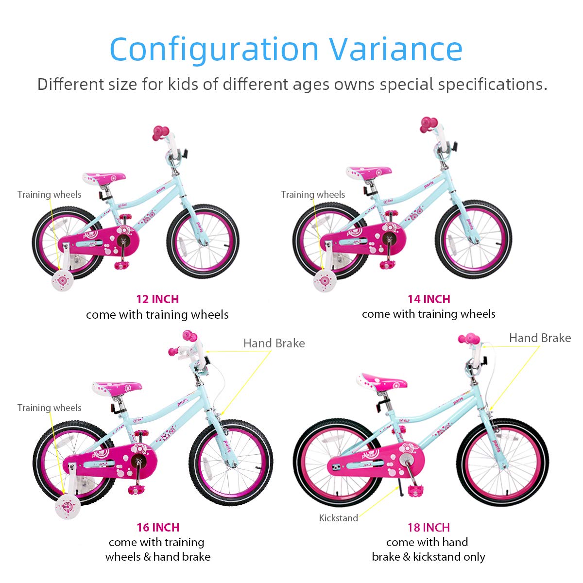 18 inch bike with hand brakes