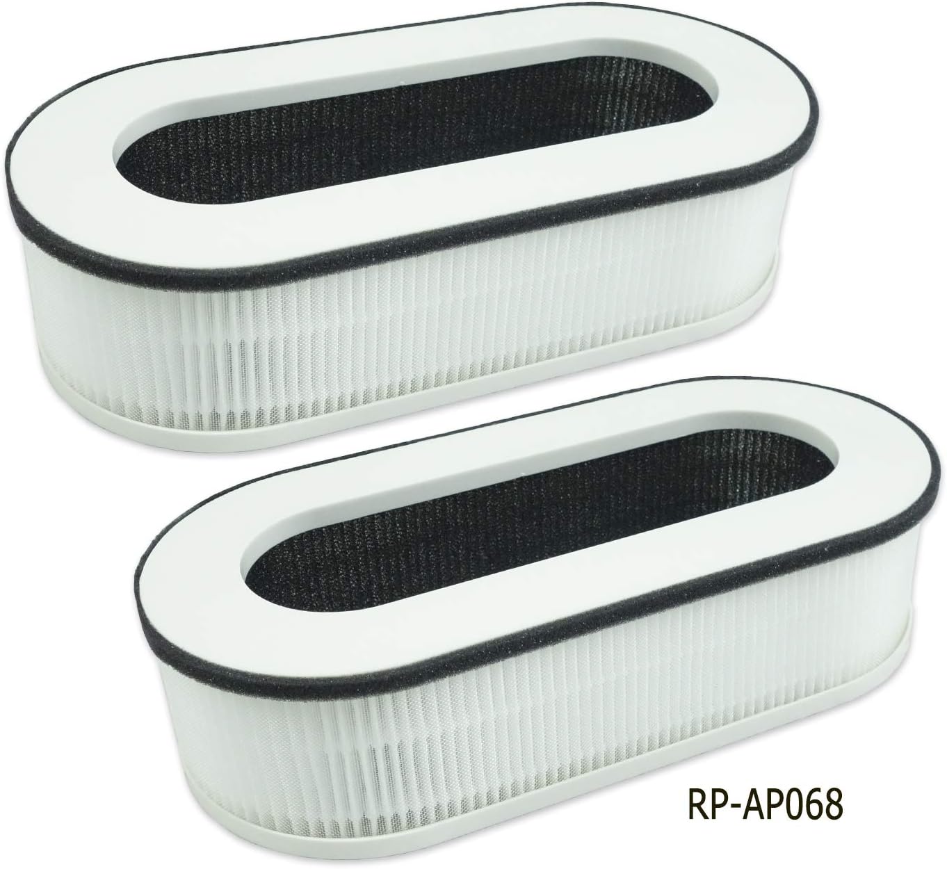 Flintar RP-AP068 3-in-1 True HEPA Replacement Filter, Compatible with RENPHO Compact Air Purifier RP-A068, 2-Pack