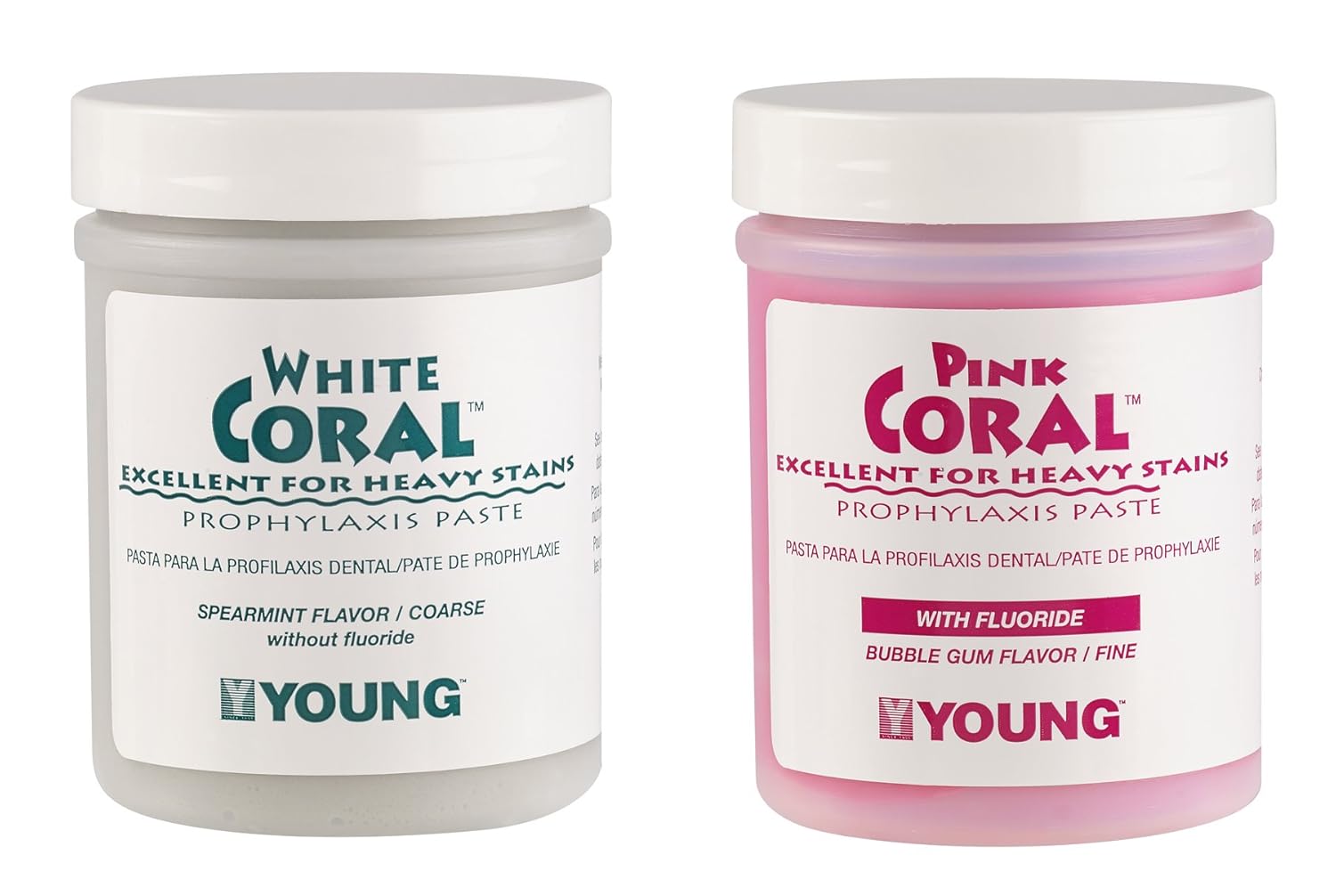 Young Dental 033309 Coral Prophy Paste, Bubble Gum Fine
