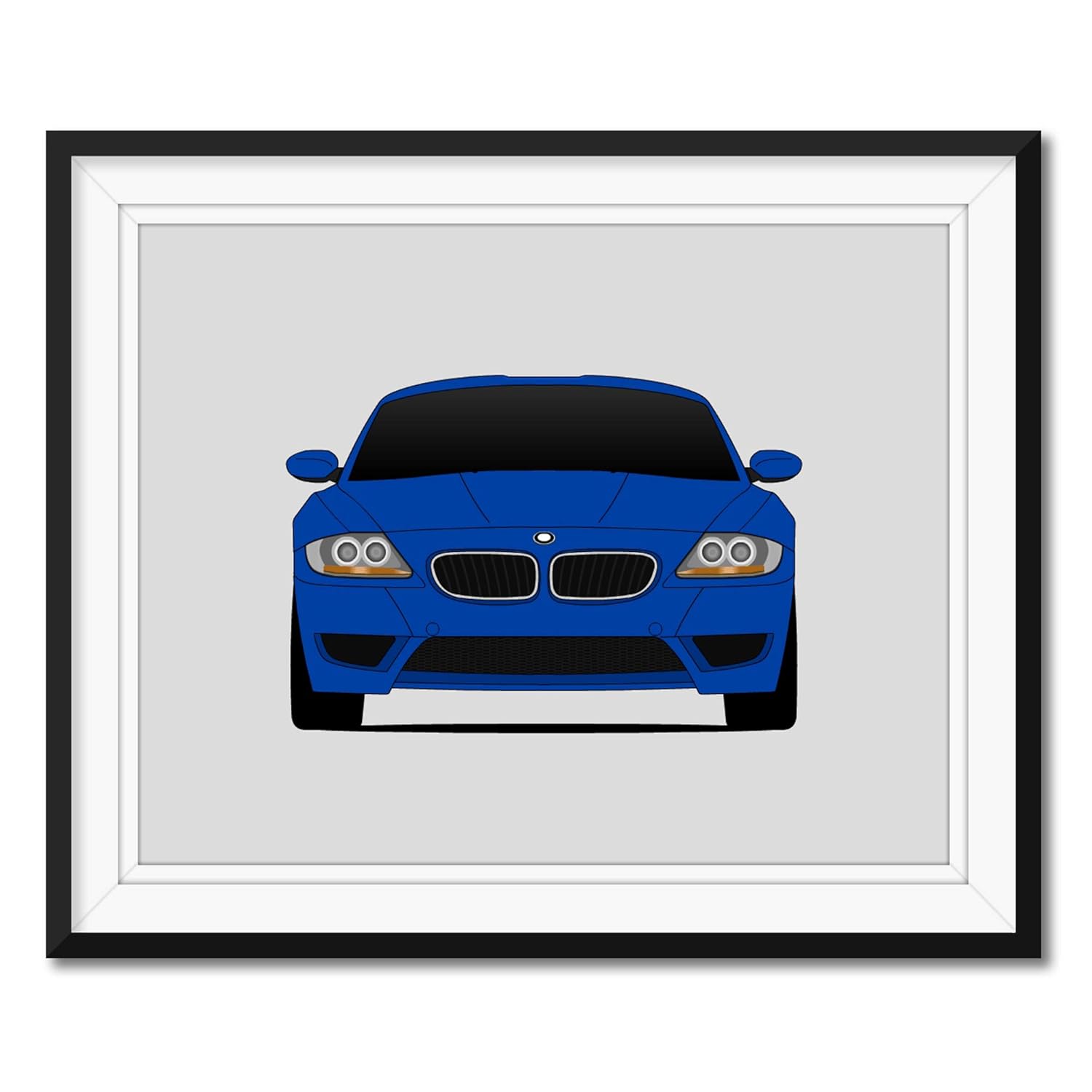 Amazon Com Bmw Z4 M Roadster Coupe Inspired Poster Print Wall Art Decor Handmade M Power Bmw M Z4m Handmade