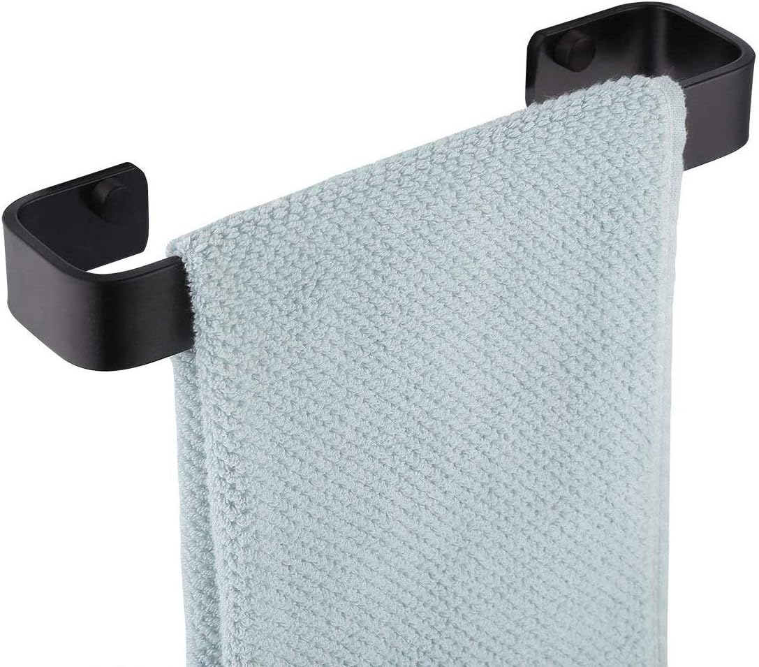KES Kitchen Towel Bar 10Inch Square No Drill Aluminum Bathroom Towel