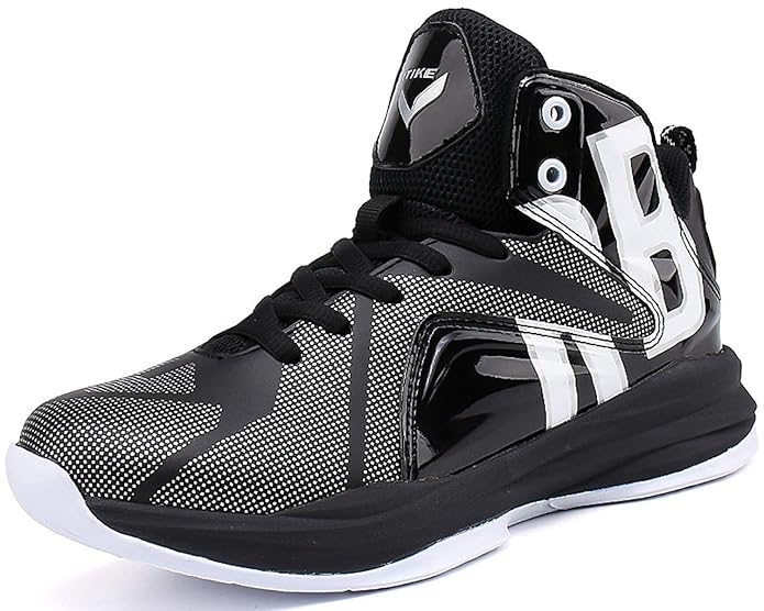 ASHION Men's Basketball Shoes Boys Outdoor Sneakers Kids Trainers High Sport Shoes Amazon.co.uk