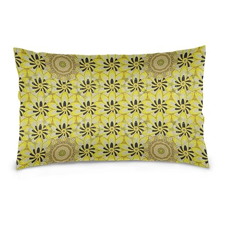 Amazon Com Xuyonh Color Pillow Case Beautiful Yellow Streak