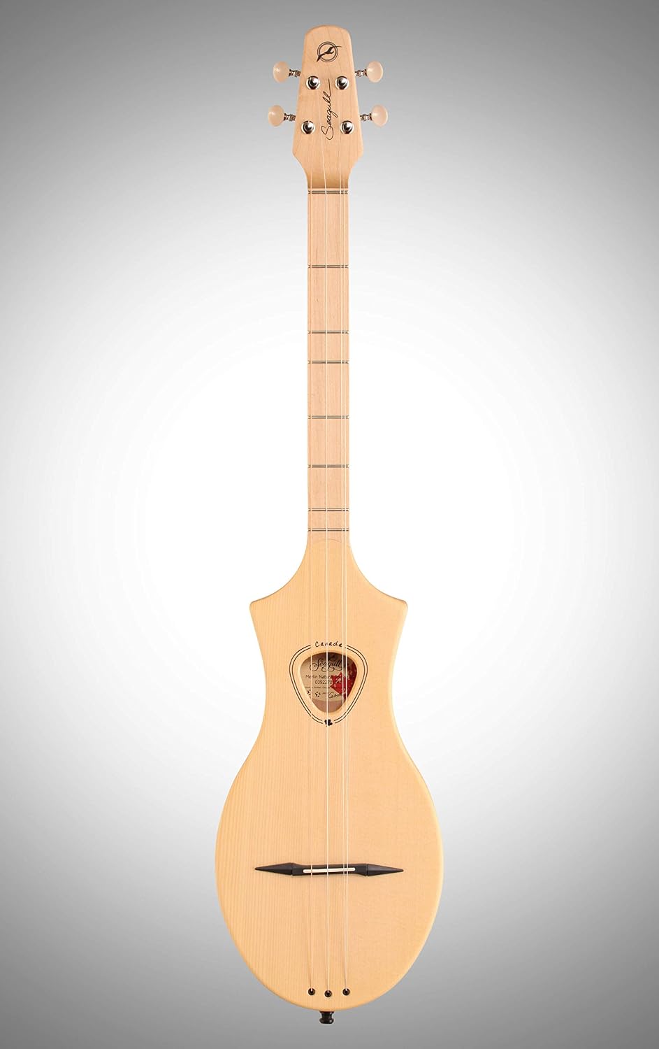 Seagull M4 Series Dulcimer, Natural Spruce, Ivory - Image 4