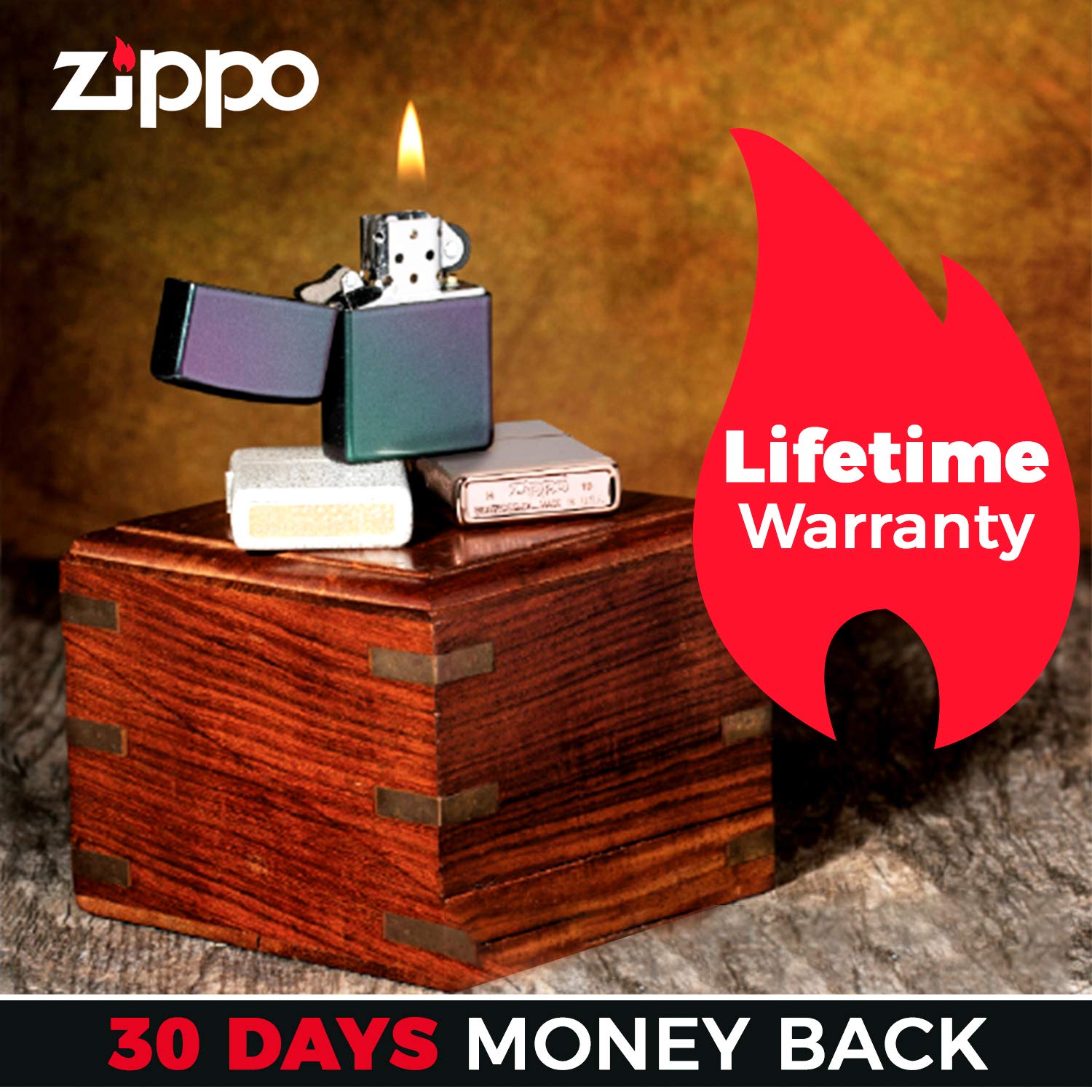 Zippo Windproof Lighter Metal Long Lasting Zippo Lighter Best with