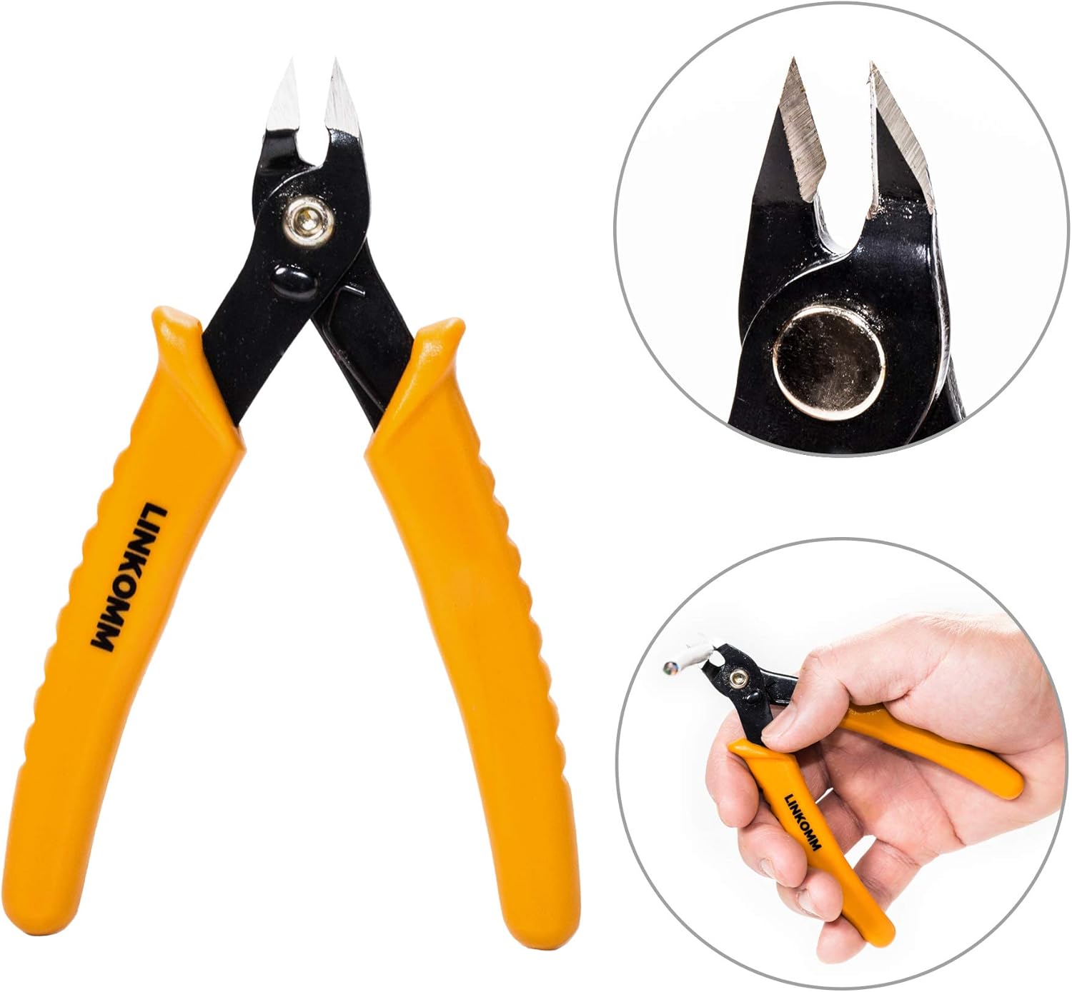 LINKOMM Precise Electrical Wire Flush Cutter Plier