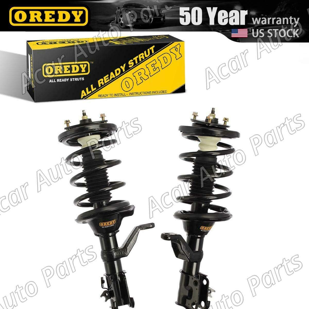 Amazon.com: Front Pair of Complete Strut Assemblies Left Right for