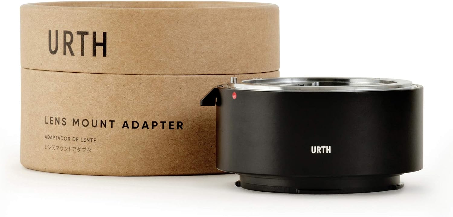 Urth Lens Mount Adapter: Compatible with Nikon F Lens to Leica L Camera Body, Black