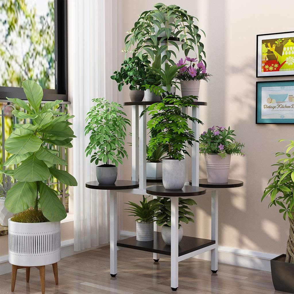 Soporte de Flores De Varios Pisos Sala de Estar Interior Balcón en ...