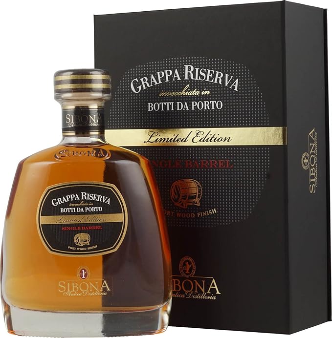 Grappa Riserva Lim. Edition single Barrel 44% 70 cl. - Brennerei Sibona