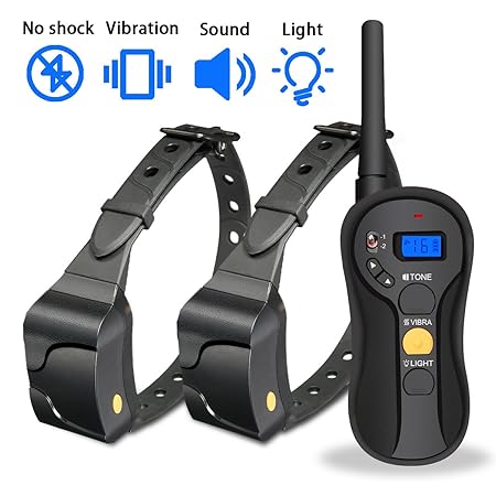 Focuspet Erziehungshalsband, Hunde Erziehungshalsband Wasserdichte Wireless Wiederaufladbare Trainingshalsband mit Fernbedien