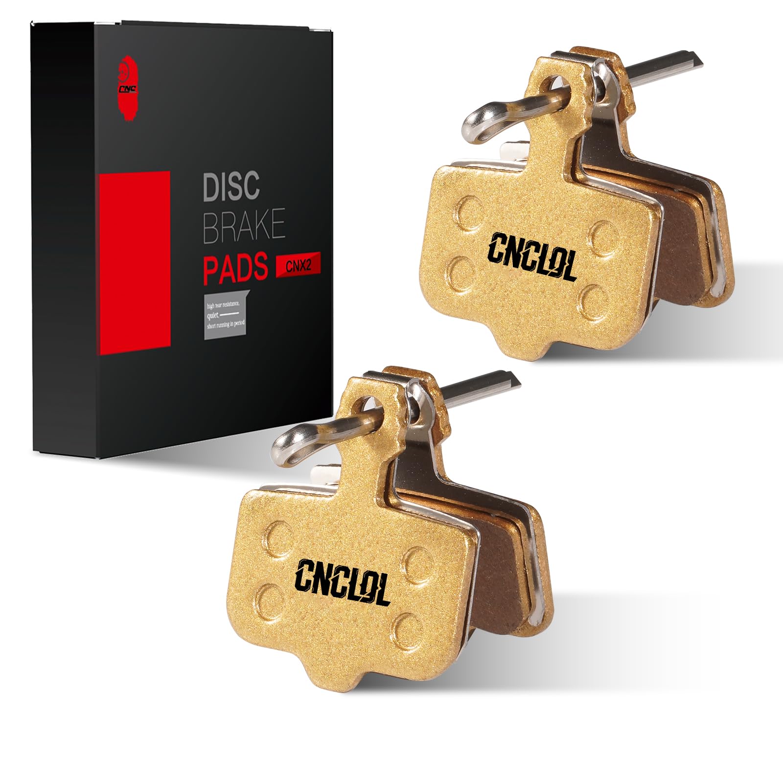 CNCLOL Bike Disc Brake Pads For Avid Elixir 1 3 5 7 9 ER CR Mag,Bicycle Brake Pads For Sram level T TL Rival XX,X0,XXWC DB1 DB3 DB5 Brake Pads.Semi-metallic
