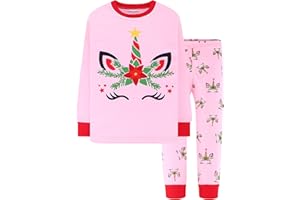 DAUGHTER QUEEN 18 Months-12 Years Boys & Girls Christmas Pajamas 100% Cotton Sleepwear