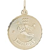 Aquarius Charm, Charms for Bracelets and Necklaces