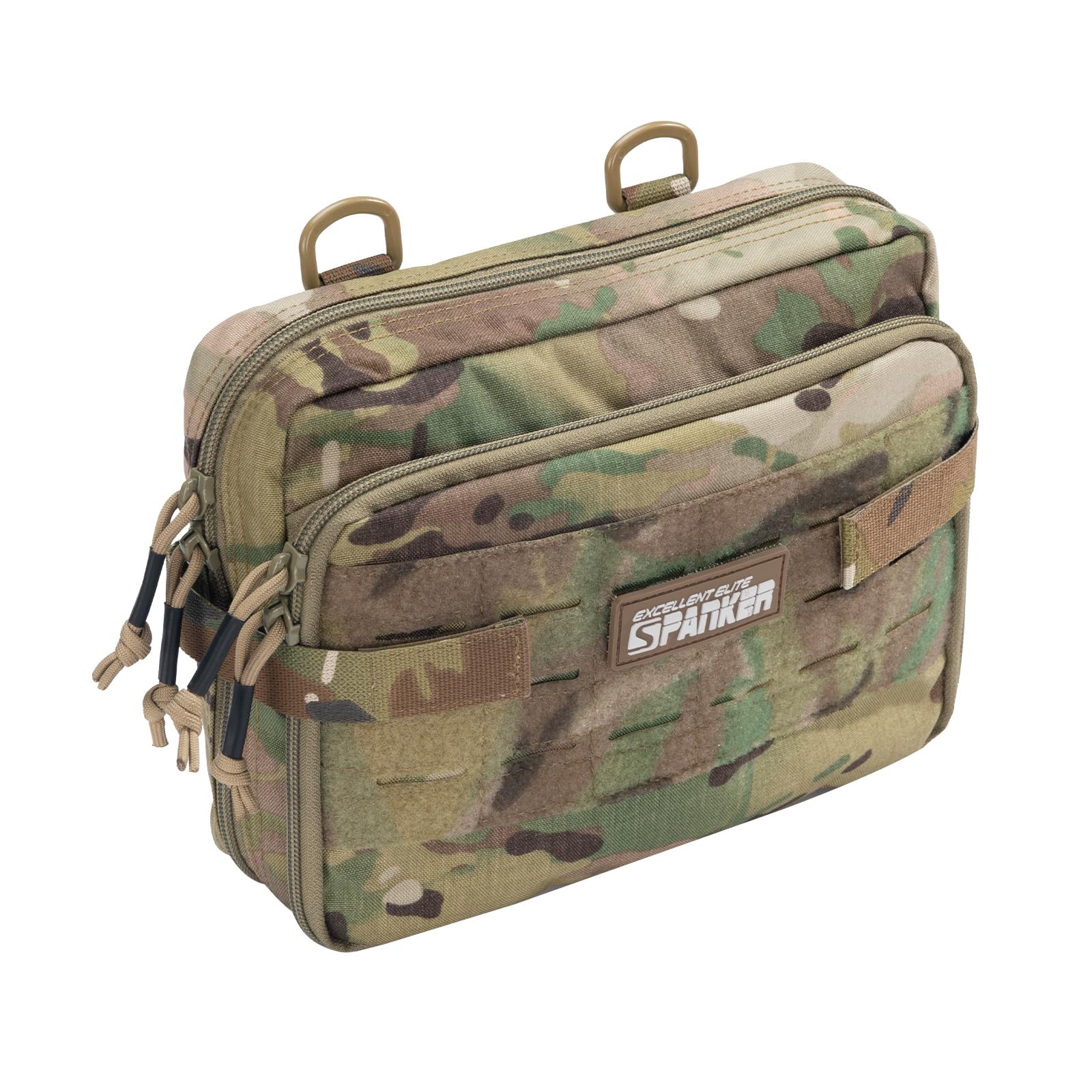 EXCELLENT ELITE SPANKER Tactical EDC Admin Molle Pouch,Military First Aid Kit Bag Nylon Utility Pouch, IFAK Pouch with Strap（MC）