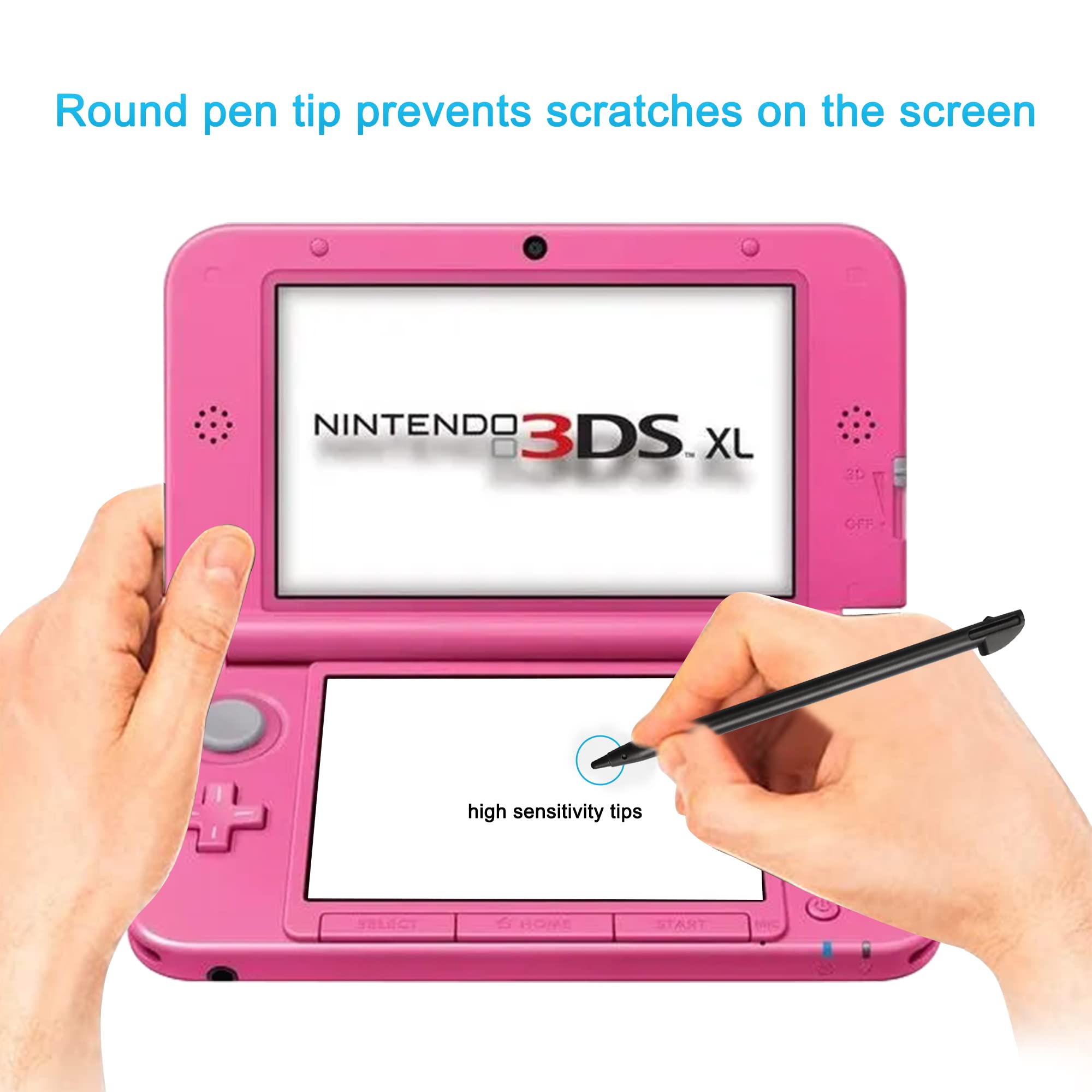 3DS XL Stylus Pen, Replacement Stylus Compatible with Nintendo 3DS XL, 4 in 1 Combo Touch Styli Pen Set Multi Color for 3DS XL