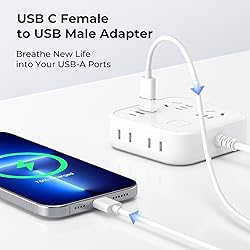 Basesailor USB to USB C Adapter,Apple iPhone 16 15