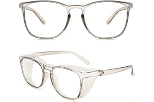 Alsenor Safety Glasses Anti Fog Goggles Protective Eyewear Blue Light Blocking Anti Dust UV Protection Glasses For Men Women (Green)