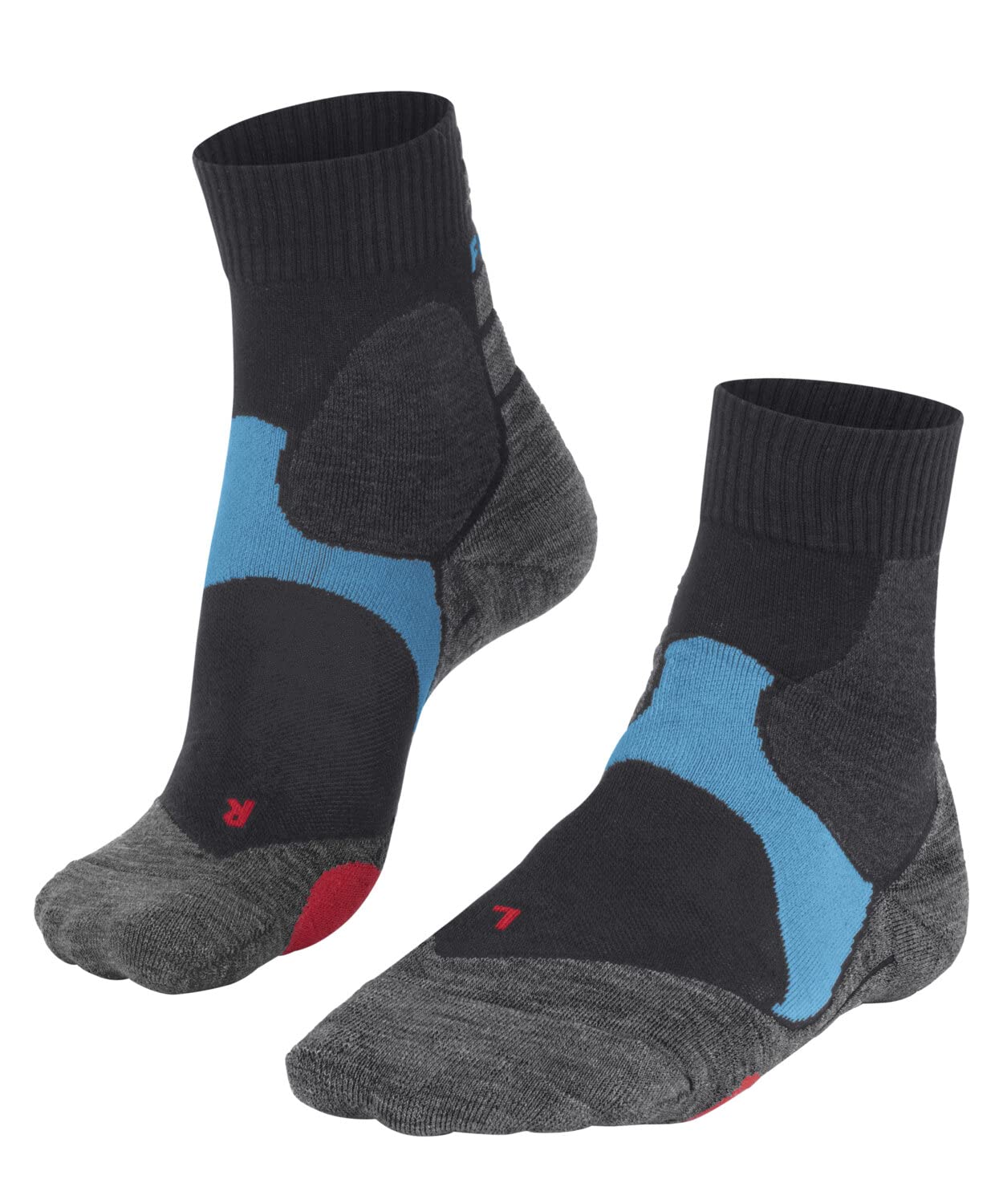 FALKE Unisex BC3 Cycling Socks, Cotton, Grey (Stone 3591), 11-12.5 (1 Pair)