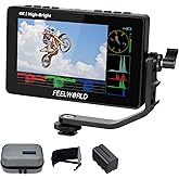 FEELWORLD F5 Prox 5.5 Inch 1600nit Field Camera Monitor with Touch 4K HDMI 3D LUT Waveform for DSLR Mirrorless Camera Help Fi
