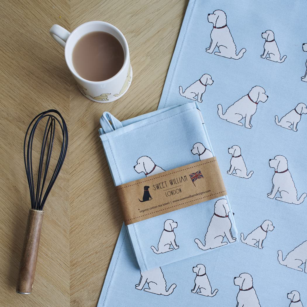 Sweet William Designs Apricot Cockapoo/Labradoodle Tea Towel