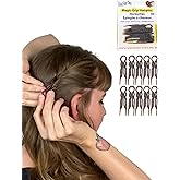 Good Hair Days Hair Pins - Plastic, U-shaped Magic Grip Hairpins, Strong Durable Pins For Fine, Thick & Long Hair, Hair Styli
