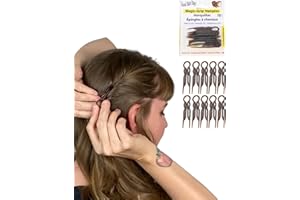 Good Hair Days Hair Pins - Plastic, U-shaped Magic Grip Hairpins, Strong Durable Pins For Fine, Thick & Long Hair, Hair Styli