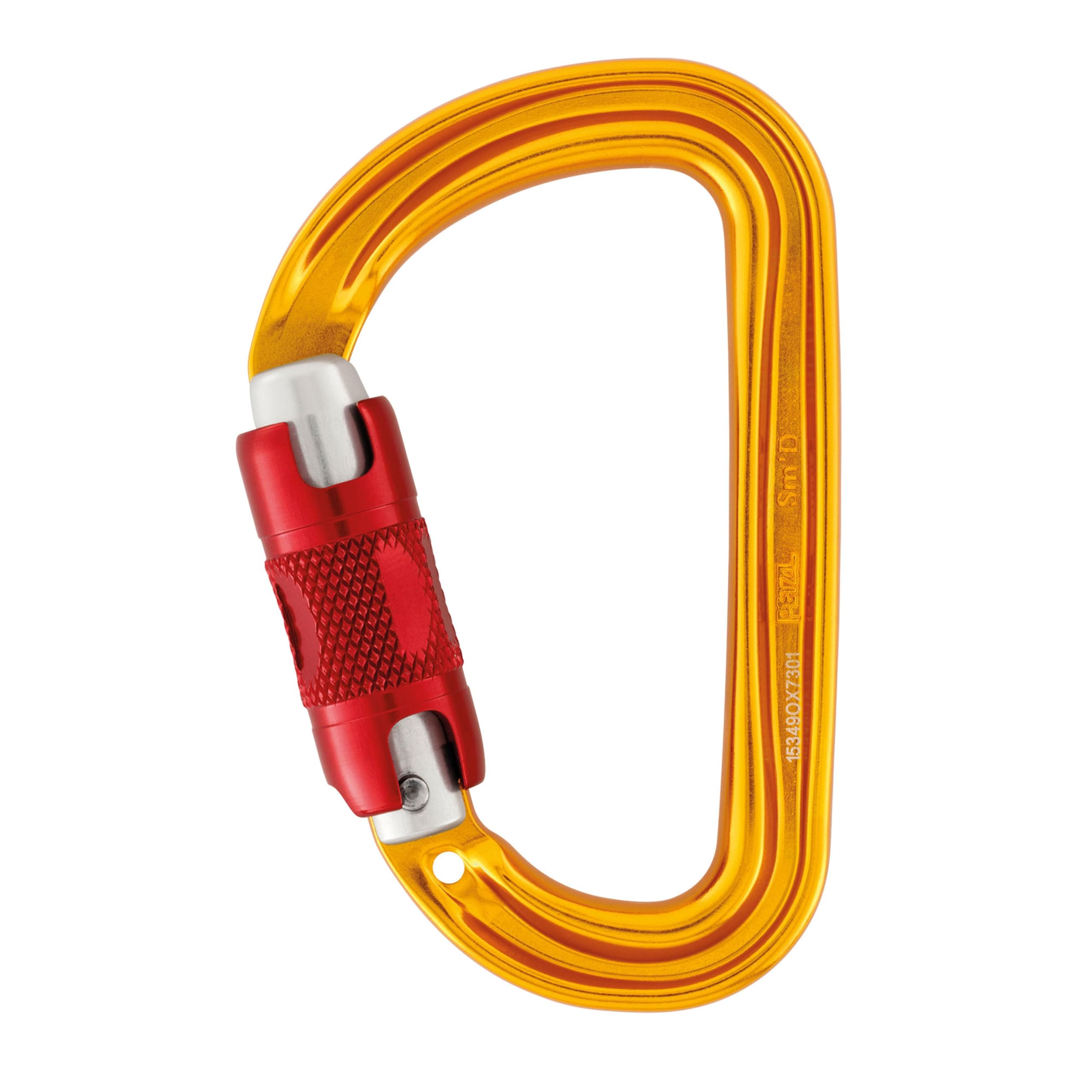 PETZL - Carabiner Sm'D TWIST LOCK - Unisex, Yellow, One Size