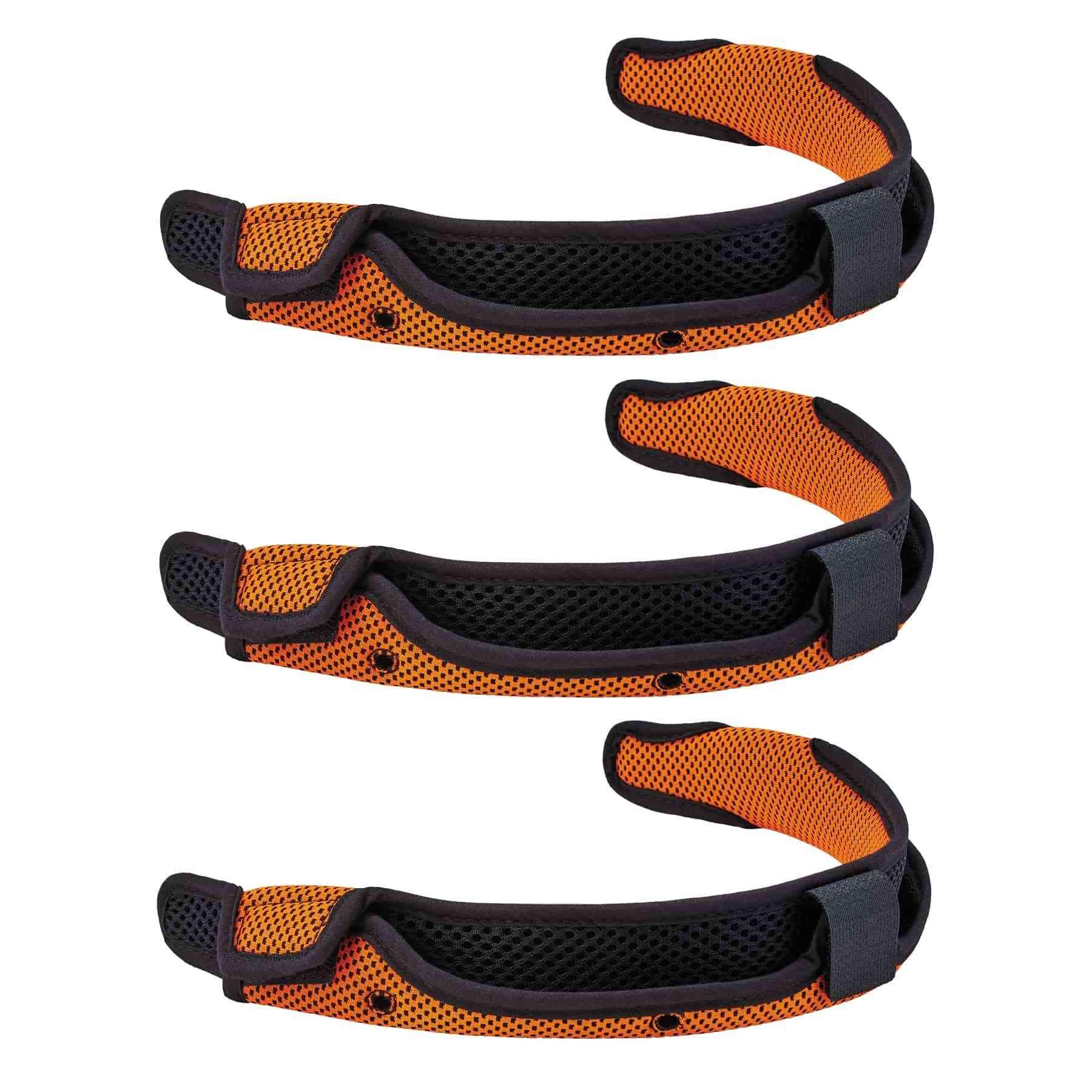 Photo 1 of Ergodyne - 60194 Hard Hat Sweatband Replacement Pack (Includes 3), Skullerz 8984,Orange