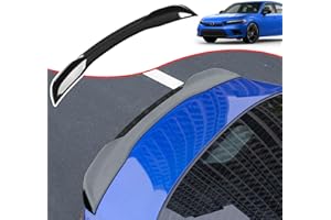 SZYANG Rear Spoiler Compatible with 2022 2023 2024 Honda Civic Sedan Trunk Spoiler ABS Lip Spoiler Wing Replacement for 2022-2024 Honda Civic Sedan Accessories (Glossy Carbon Fiber)