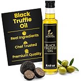 TruffleHunter, Black Truffle Oil with Extra Virgin Olive Oil - 8.45 Fl Oz | For Cooking & Seasoning, Finishing Oil, Vegan, Ko