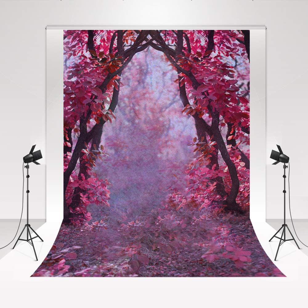 Kate Pink Photography Backdrops 1.5x2.2m Oil Painting Texture Photo Studio Backdrop Wedding Collapsible Portrait Backdrop Video Background Fall Beautiful Wedding Photocall Decoration Props