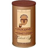 Kurukahveci Mehmet Efendi Turkish Coffee, Medium Roast for Cezve, 17.6 oz | 100% Arabica, Extra Fine Grind for Cezve and Ibrik, Rich Aroma, Vegan, Gluten Free, Roasted in Istanbul Since 1871