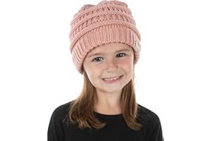 Funky Junque Exclusives Child Toddler Beanie Warm Winter Kids Knit Skull Cap Hat