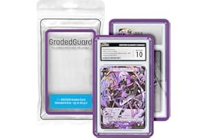 GRADEDGUARD Graded Card Case for Standard CGC Slab Case | Multiple Colors | Soft Touch Matte Finish | Stackable | Made to Fit CGC | Solid TPU and PC Design. (Purple)