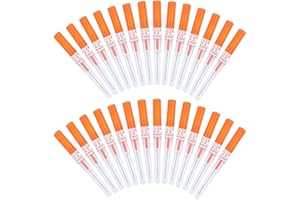 BEAUTIDOTS 50Pcs Piercing Needles 14g 16g 18g 20g 22g IV Catheter Needles for Ear Nose Lip Tongue Belly Nipple Cartilage Piercings Disposable Stainless Steel Hollow Body Piercing Needles Tool