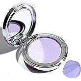 Lavender Setting Powder - Mattifying Pressed Powder for Face, Oil Control & Color Correcting, Translucent Finish for All Skin Tones, Flawless Vegan & Long-Lasting Makeup Setting 0.35OZ