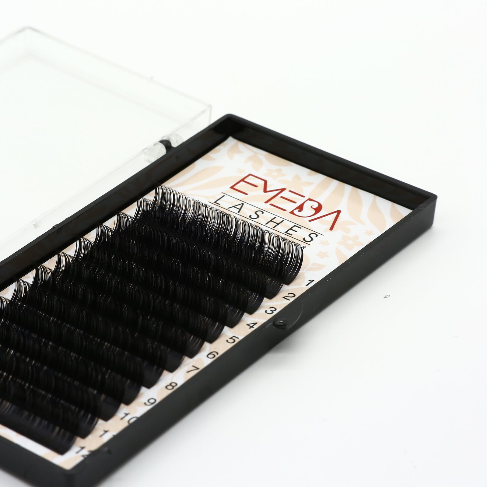 EMEDA D Curl Eyelash Extensions 0.07 Thickness 12mm 3D Individual Lash extensions Russian False Eyelash