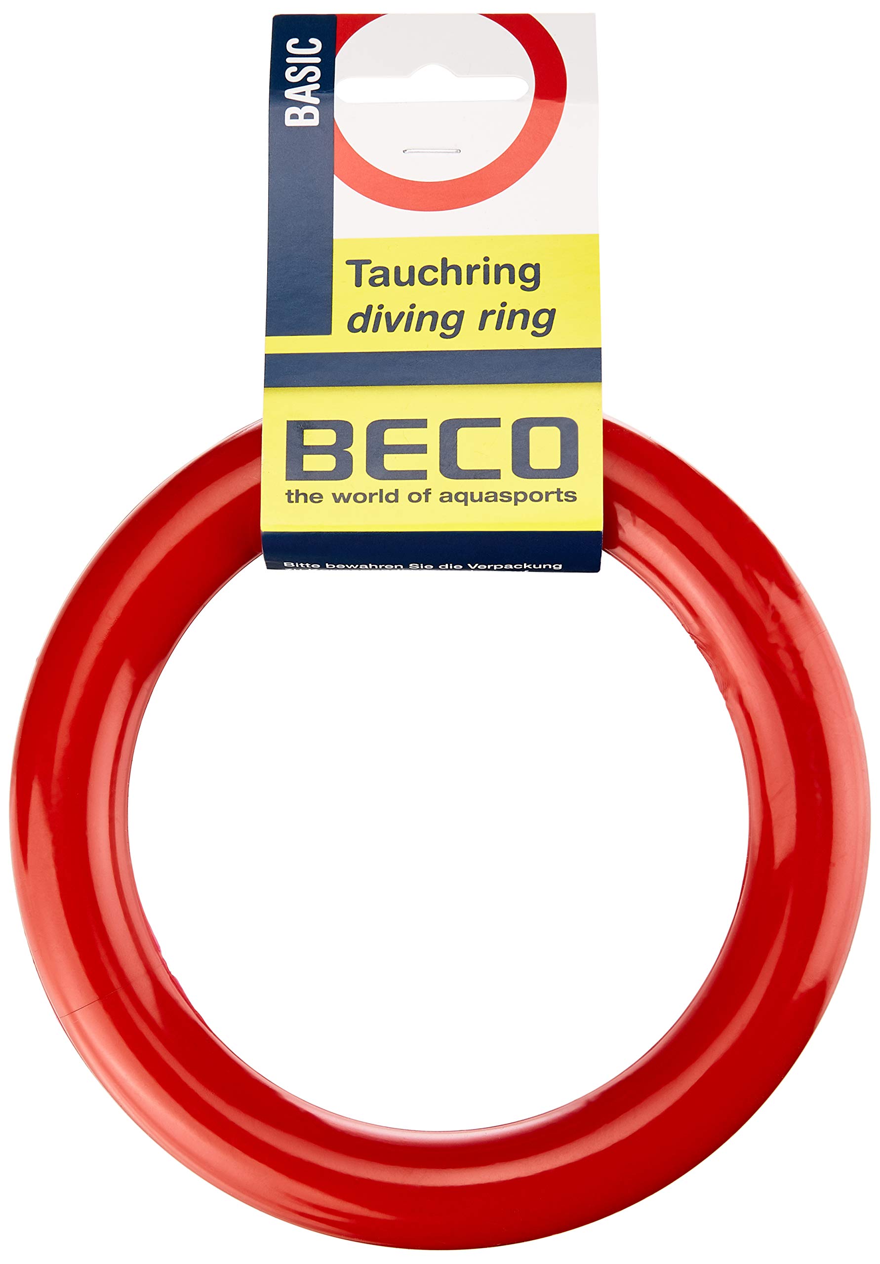 BECO 9607 Diving Ring Swimming Ring Water Toy Solid for Children Red One Size