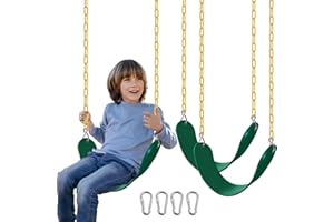 AOBOTE Swings Set - 2-Pack Suitable for Kids and Adults, Comes with Hooks & Chains, Perfect for Backyard
