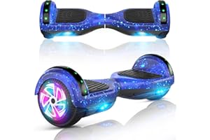 UNI-SUN Self Balancing Scooter for Kids, 6.5" Two Wheels Scooter with Bluetooth and Lights for Girls Boys Kids Adults