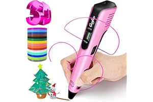 3D Pen for Kids, 3D Printing Pen Printer with 150ft PLA Filament Refills, 3-Dimensional Craft Drawing Art Set, stylo impressi