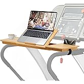 Houseables Treadmill Desk Attachment, Treadmill Desk Workstation, Laptop Holder, Laptop Stand, Desktop Table Attachment, Tray
