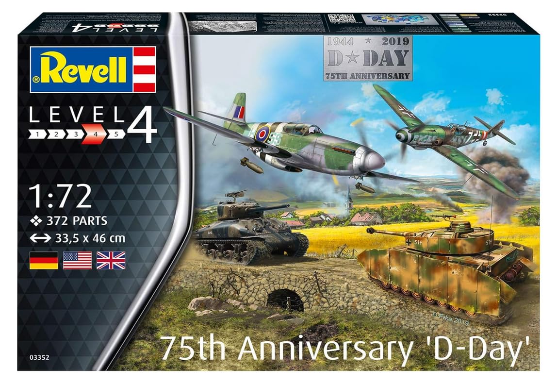 Revell 03352 D-Day 75th Anniversary Gift Set Plastic 1:72 scale plastic model kit